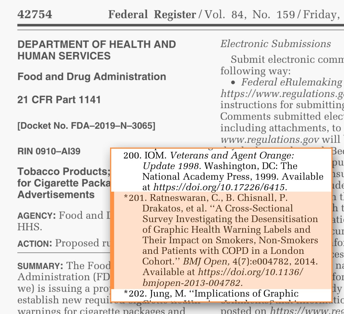 Extract from the document showing the reference to my research
